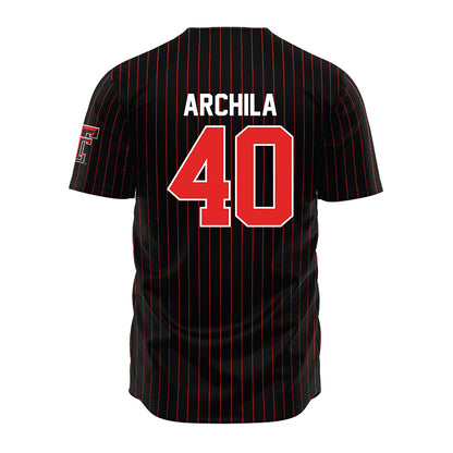 Texas Tech - NCAA Baseball : Dominic Archila - Jersey-1