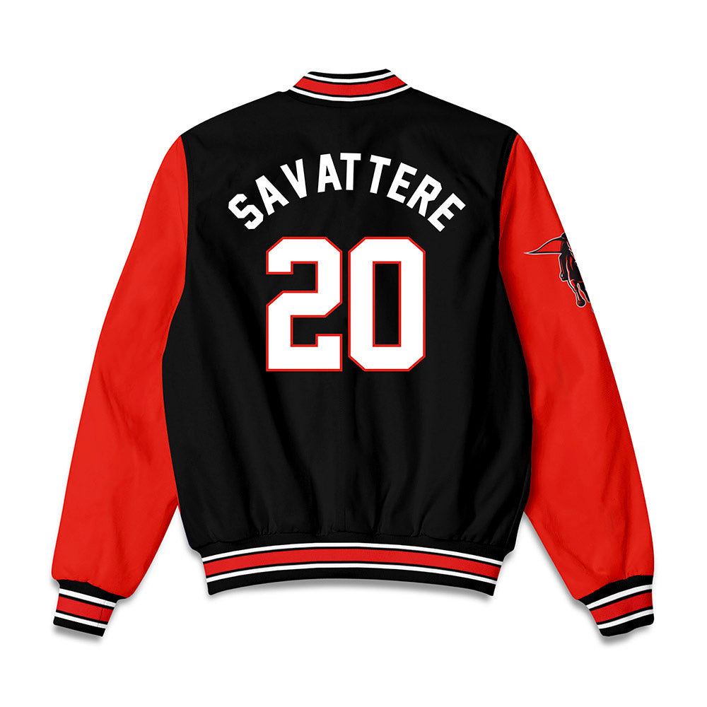 Texas Tech - NCAA Baseball : Antonelli Savattere - Bomber Jacket-1
