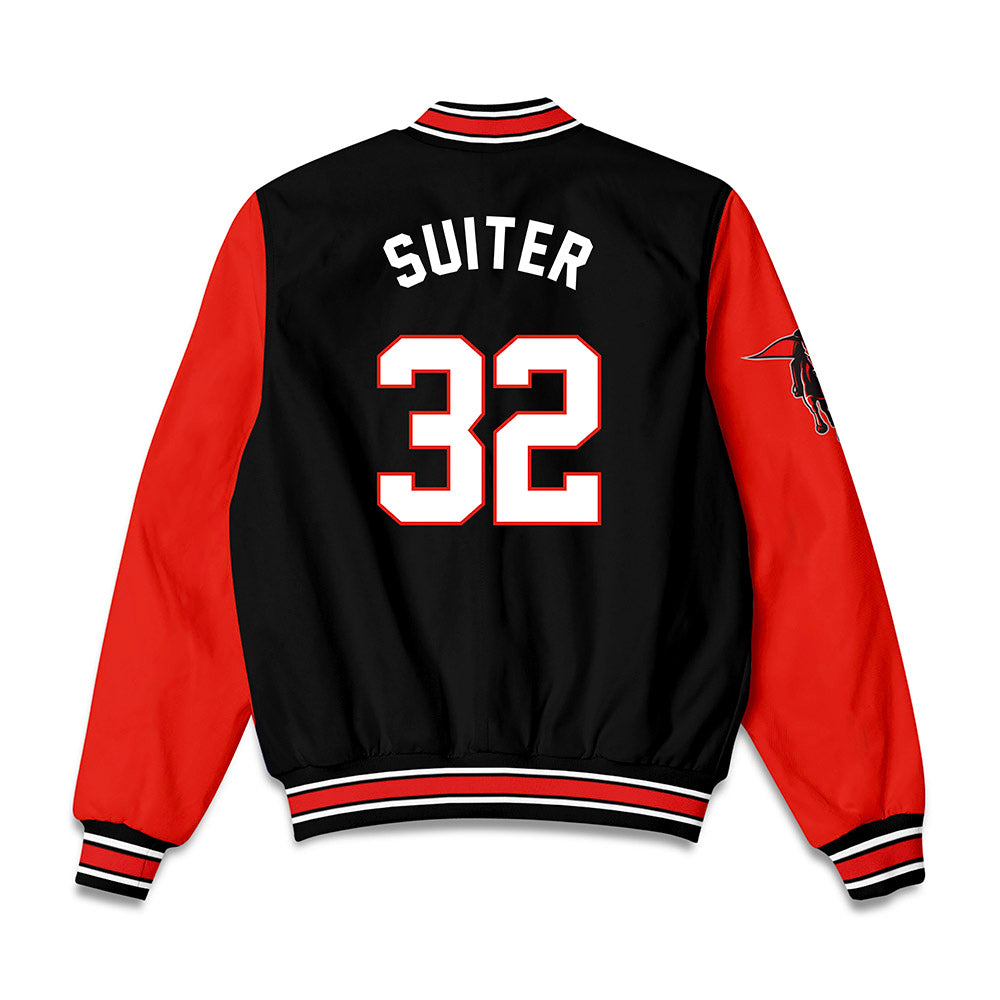 Texas Tech - NCAA Baseball : Bryce Suiter - Bomber Jacket-1