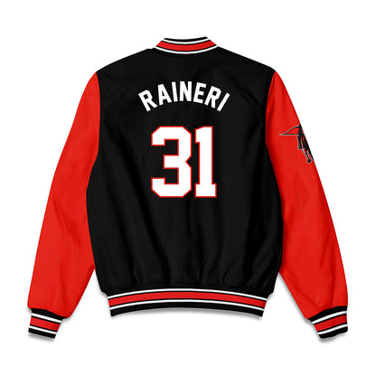 Texas Tech - NCAA Baseball : Kaysen Raineri - Bomber Jacket-1