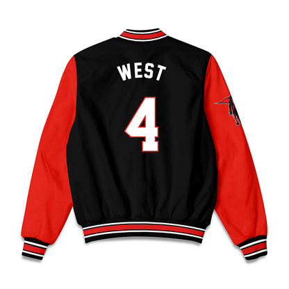Texas Tech - NCAA Football : Tyrone West - Bomber Jacket-1