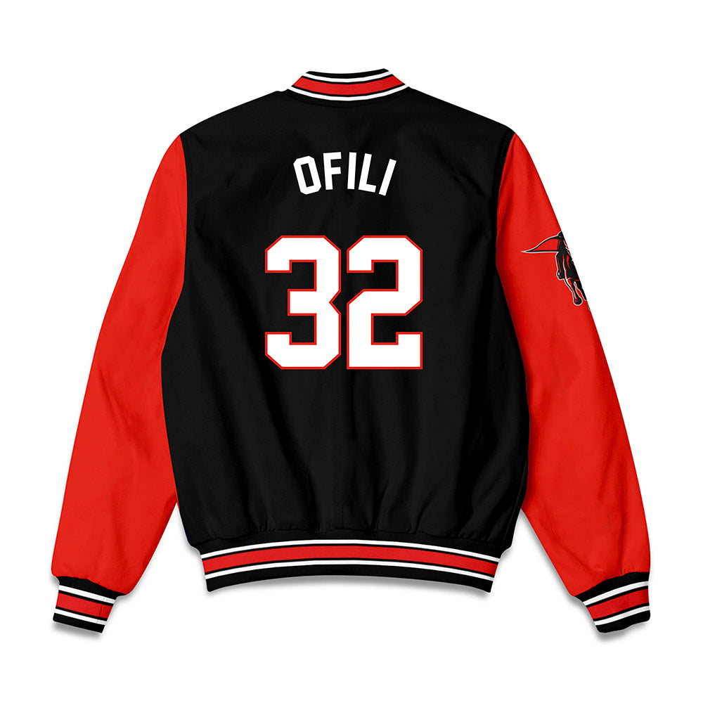 Texas Tech - NCAA Football : Cheta Ofili - Bomber Jacket-1