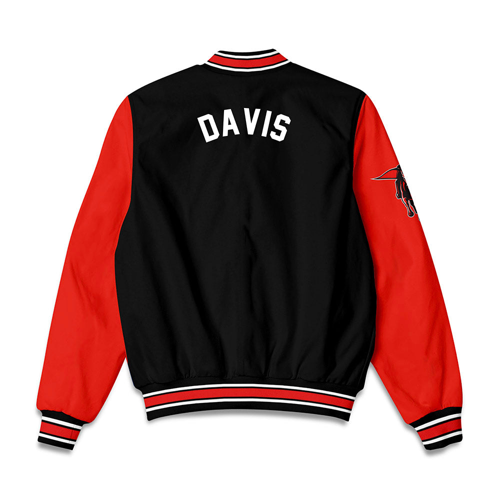 Texas Tech - NCAA Women's Track & Field : McKenzie Davis - Bomber Jacket-1