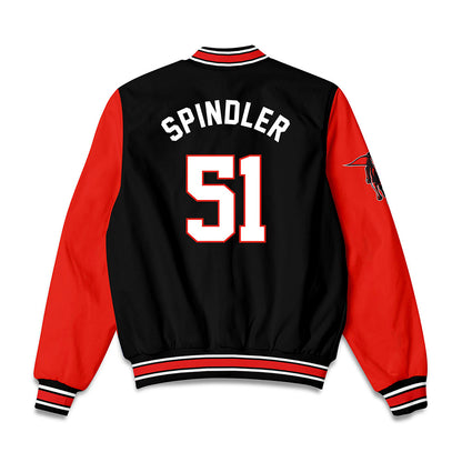 Texas Tech - NCAA Baseball : Jake Spindler - Bomber Jacket-1