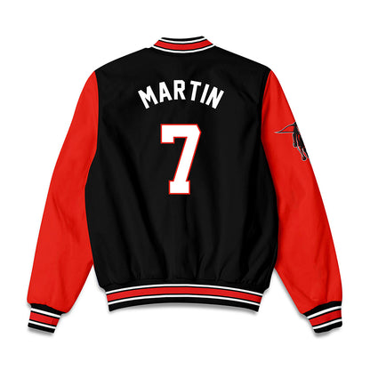 Texas Tech - NCAA Women's Basketball : Kalysta Martin - Bomber Jacket-1