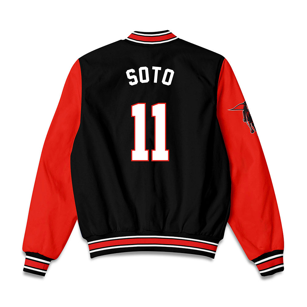 Texas Tech - NCAA Women's Soccer : Chloe Soto - Bomber Jacket-1