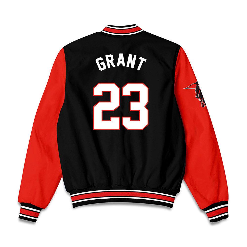 Texas Tech - NCAA Football : Tarrion Grant - Bomber Jacket-1