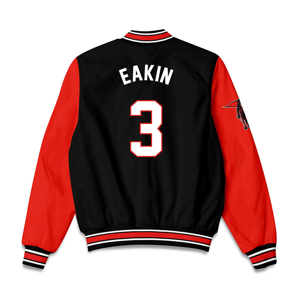 Texas Tech - NCAA Football : Coy Eakin - Bomber Jacket-1
