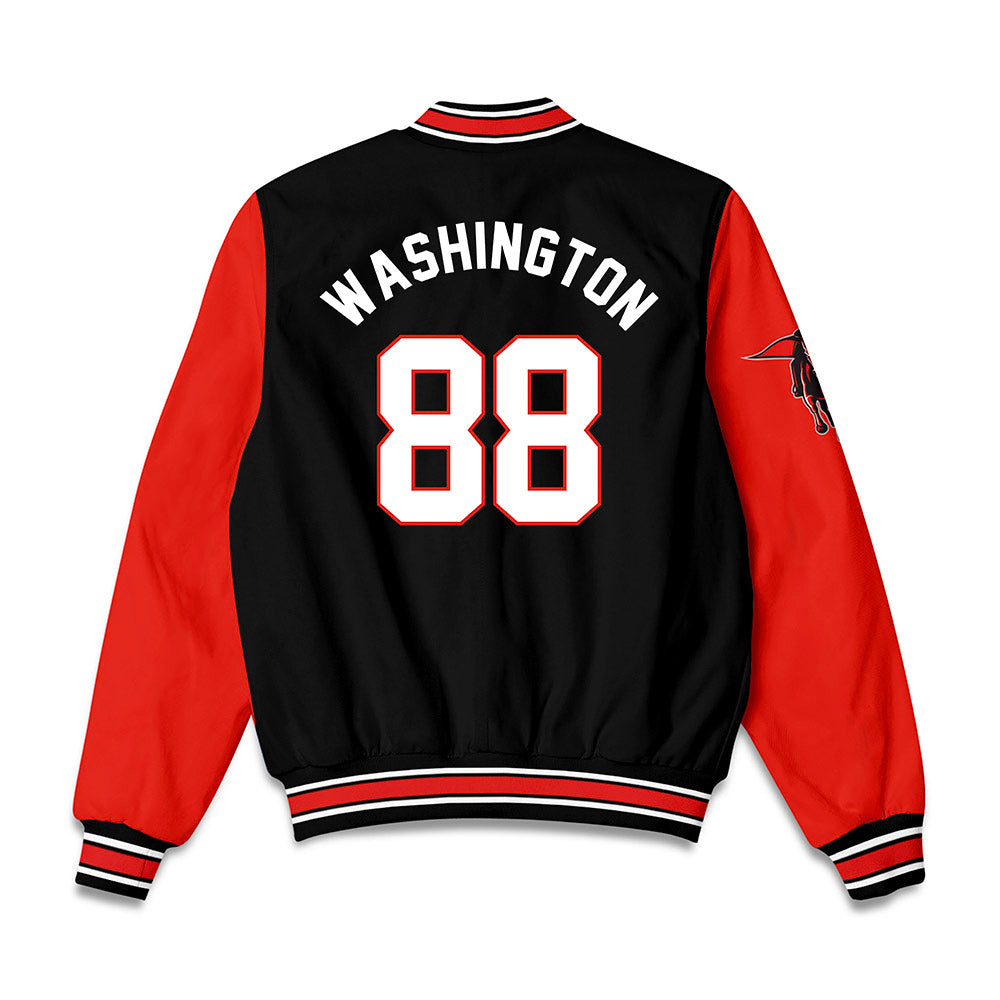 Texas Tech - NCAA Football : Amier Washington - Bomber Jacket-1