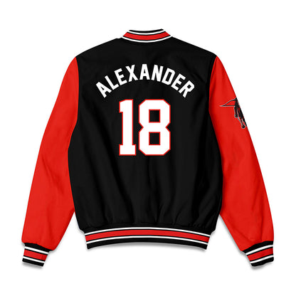 Texas Tech - NCAA Football : Roy Alexander - Bomber Jacket-1