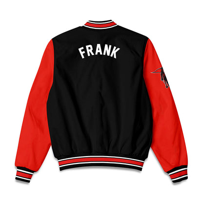 Texas Tech - NCAA Women's Track & Field : Shelby Frank - Bomber Jacket-1