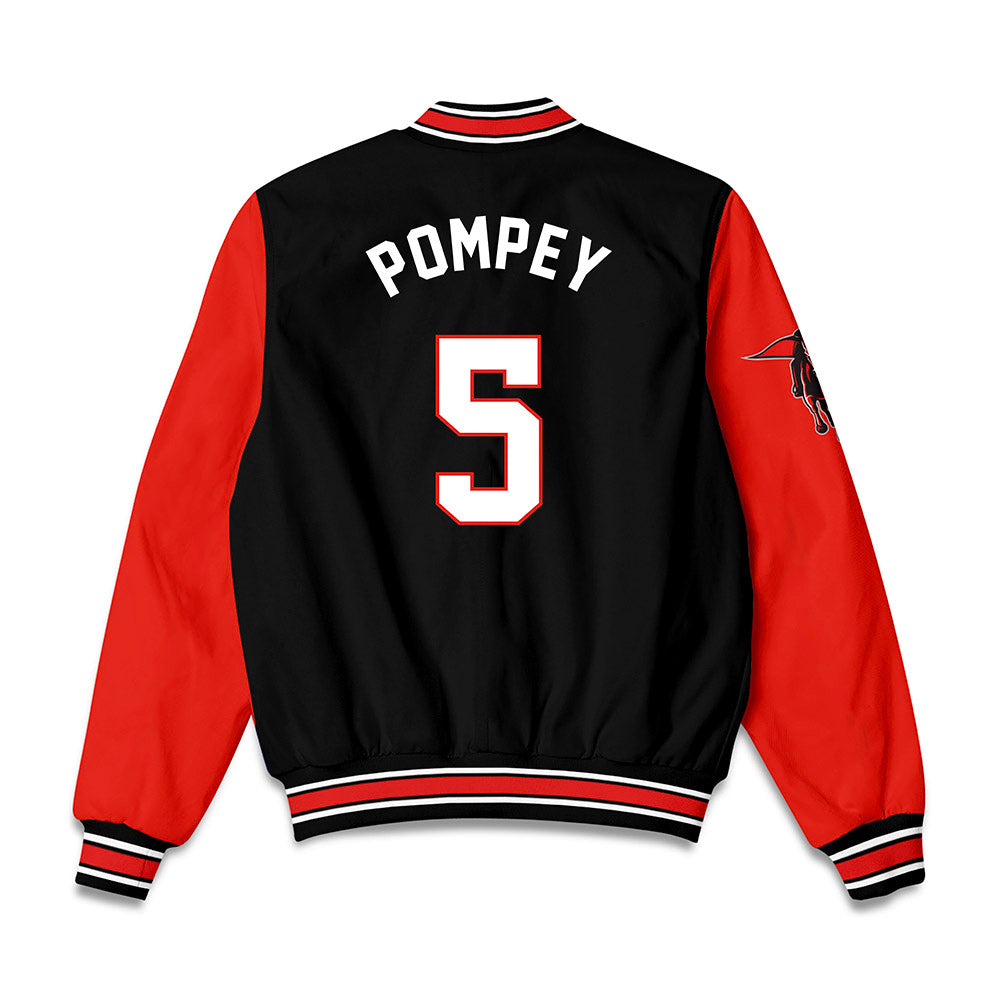 Texas Tech - NCAA Baseball : Timothy Pompey - Bomber Jacket-1