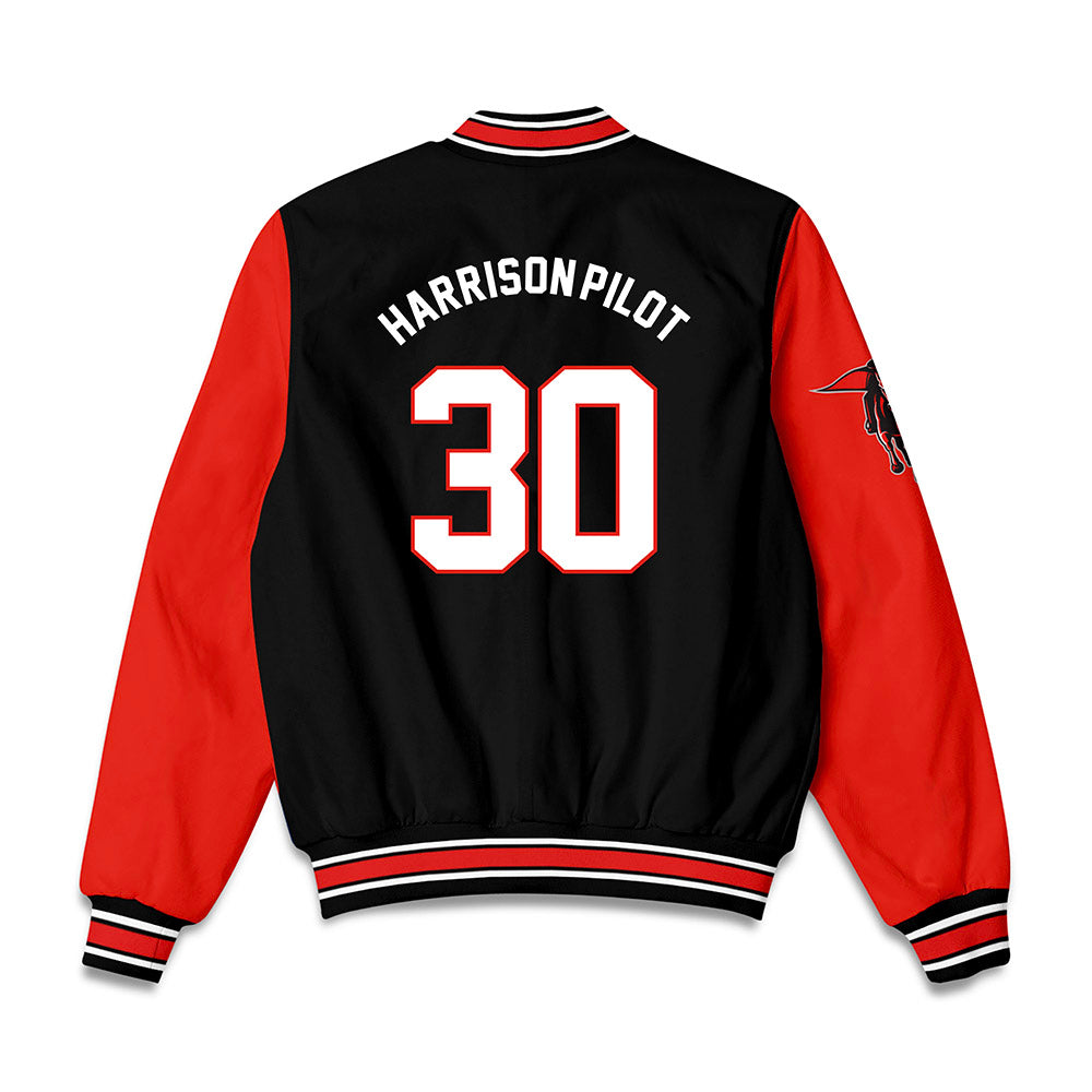 Texas Tech - NCAA Football : Mikal Harrison-Pilot - Bomber Jacket