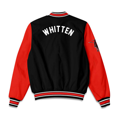Texas Tech - NCAA Women's Track & Field : Kacie Whitten - Bomber Jacket-1