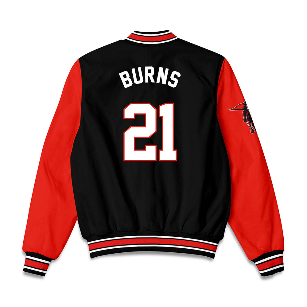 Texas Tech - NCAA Baseball : Jackson Burns - Bomber Jacket-1