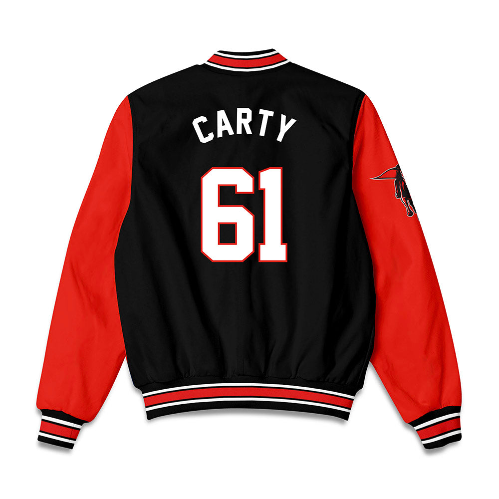 Texas Tech - NCAA Football : Connor Carty - Bomber Jacket-1