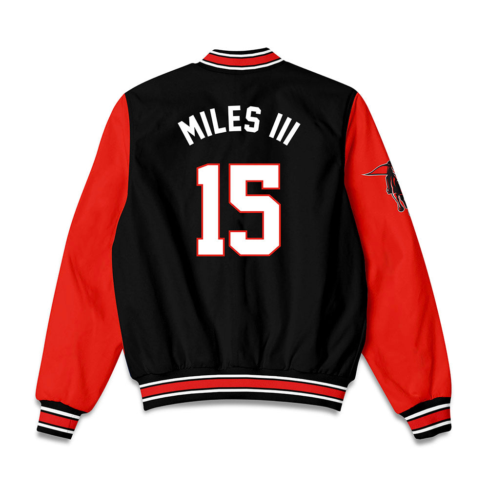 Texas Tech - NCAA Football : Oliver Miles III - Bomber Jacket-1