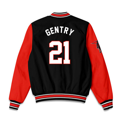 Texas Tech - NCAA Football : Tristian Gentry - Bomber Jacket-1