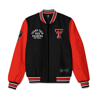 Texas Tech - NCAA Softball : Makayla Garcia - Bomber Jacket-0