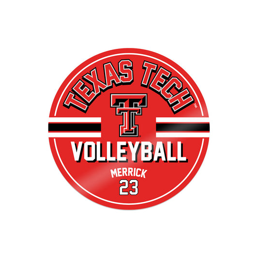 Texas Tech - NCAA Women's Volleyball : Emily Merrick - Sticker