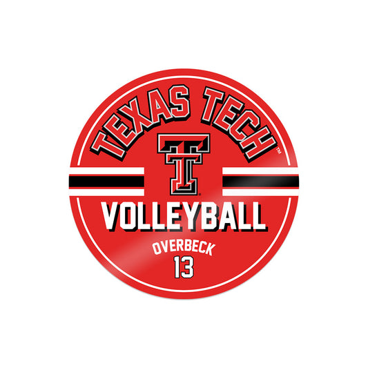 Texas Tech - NCAA Women's Volleyball : Simone Overbeck - Sticker