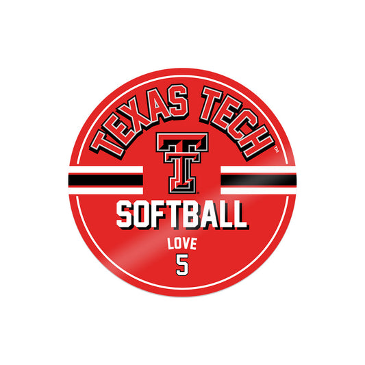 Texas Tech - NCAA Softball : Riley Love - Sticker