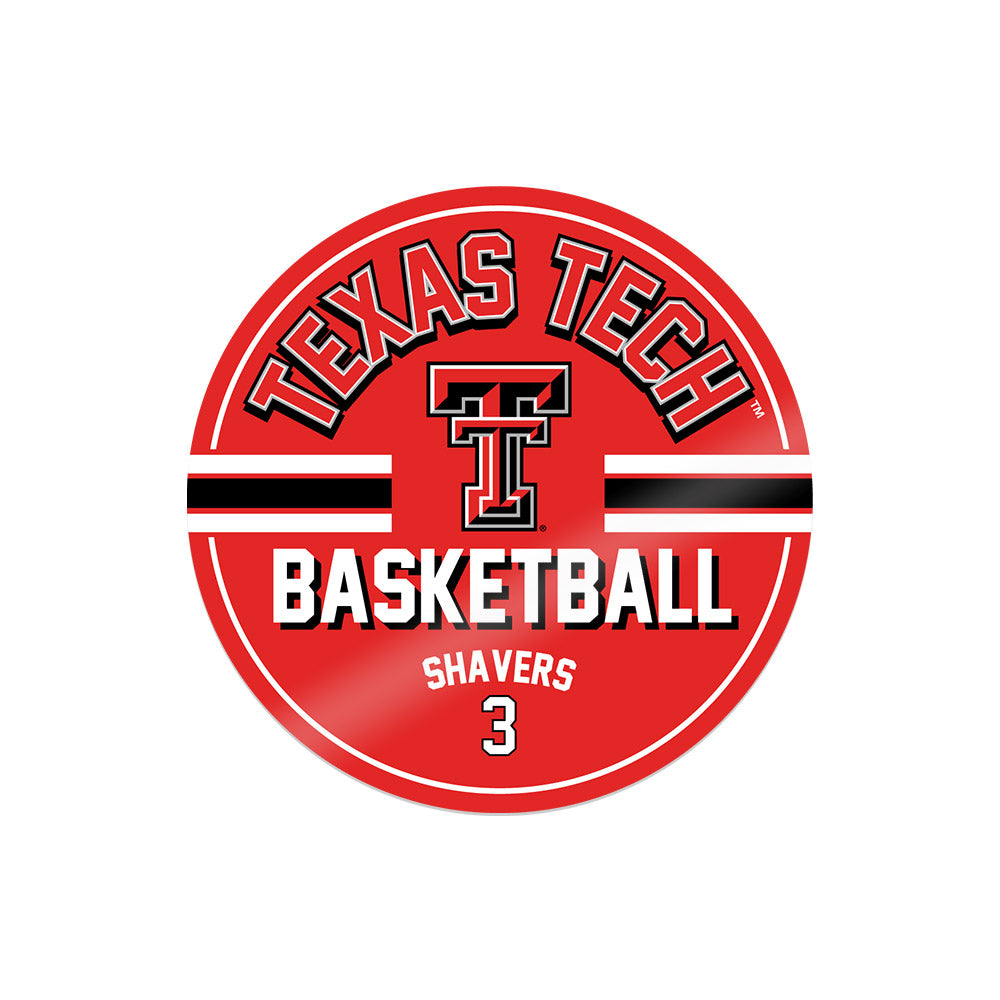 Texas Tech - NCAA Women's Basketball : Jasmine Shavers - Sticker