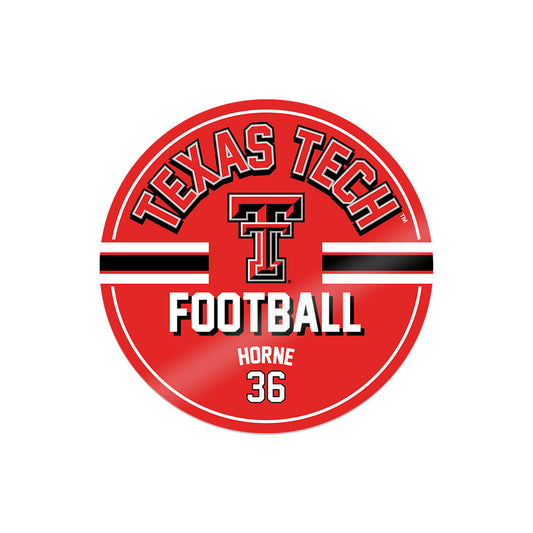 Texas Tech - NCAA Football : Justin Horne - Sticker