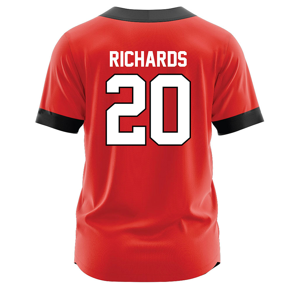 Texas Tech - NCAA Softball : Mia Richards - Jersey-1