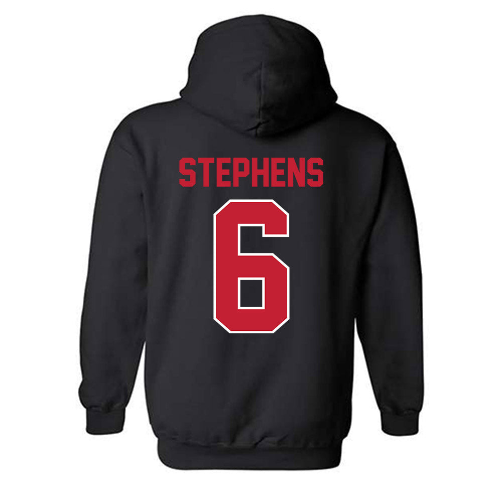 Georgia - NCAA Baseball : Jordan Stephens - Classic Shersey Hooded Sweatshirt-1