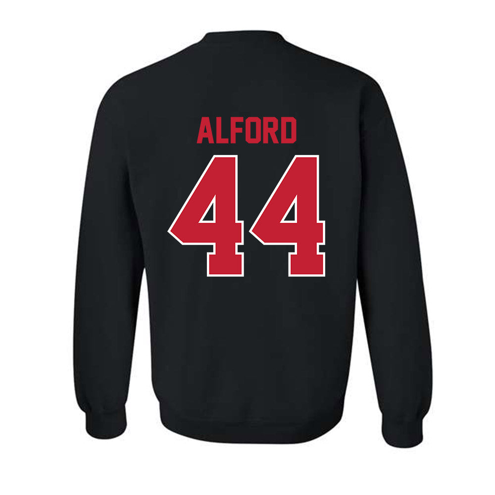 Georgia - NCAA Baseball : Slate Alford - Classic Shersey Crewneck Sweatshirt-1