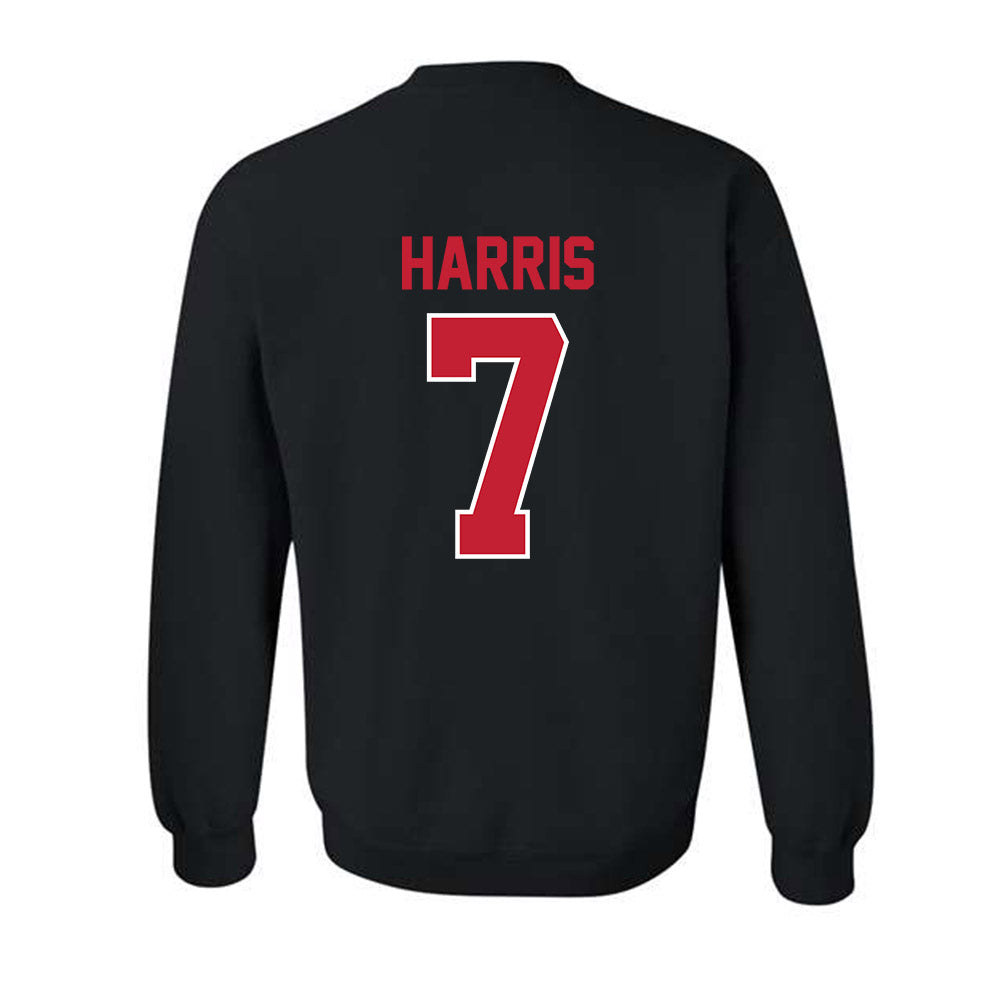 Georgia - NCAA Football : Daniel Harris - Classic Shersey Crewneck Sweatshirt-1