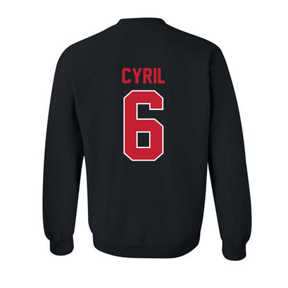 Georgia - NCAA Men's Basketball : Somtochukwu Cyril - Classic Shersey Crewneck Sweatshirt-1