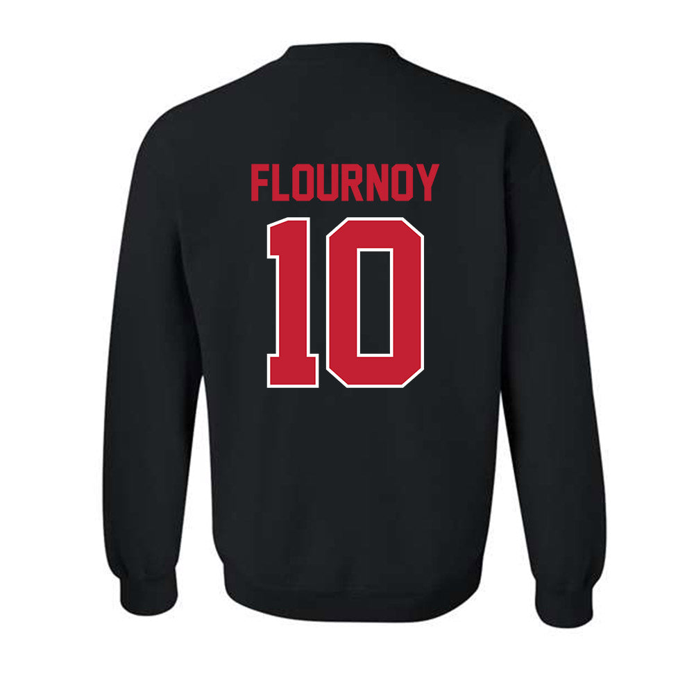 Georgia - NCAA Women's Basketball : De'Mauri Flournoy - Classic Shersey Crewneck Sweatshirt-1