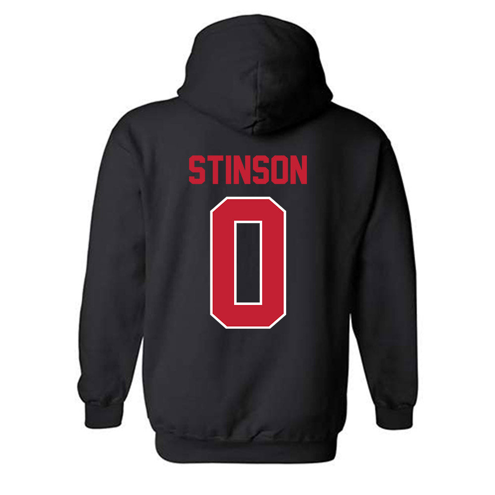 Georgia - NCAA Baseball : Josh Stinson - Classic Shersey Hooded Sweatshirt-1