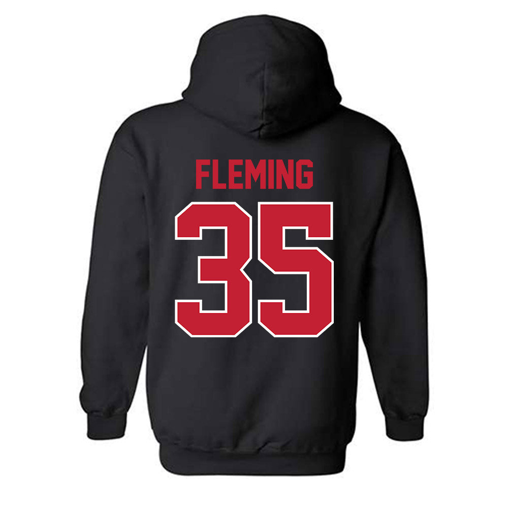 Georgia - NCAA Football : Jacob Fleming - Classic Shersey Hooded Sweatshirt-1