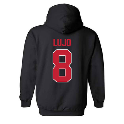 Georgia - NCAA Baseball : Rylan Lujo - Classic Shersey Hooded Sweatshirt-1