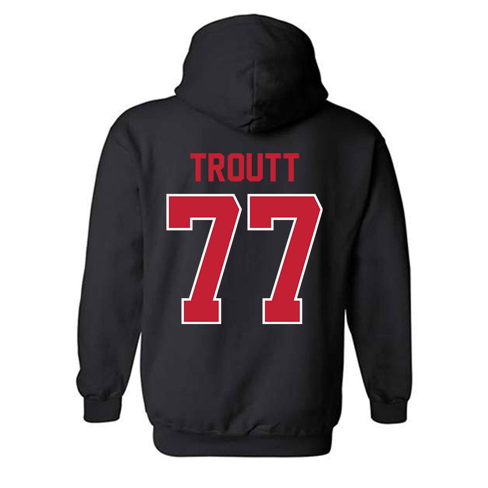 Georgia - NCAA Softball : Ella Troutt - Classic Shersey Hooded Sweatshirt-1