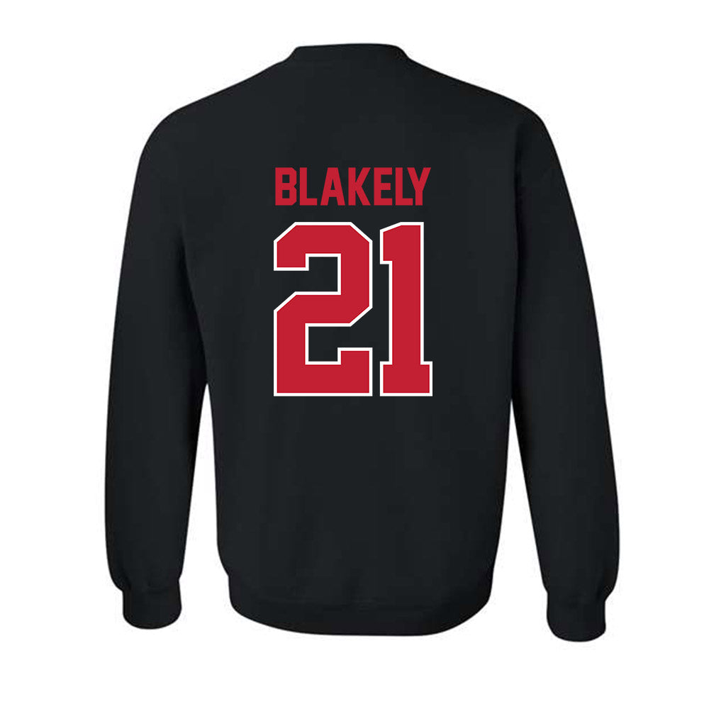 Georgia - NCAA Women's Volleyball : Krista Blakely - Classic Shersey Crewneck Sweatshirt-1