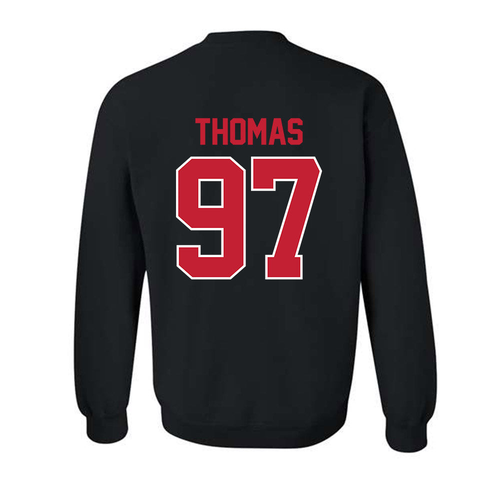 Georgia - NCAA Football : Jordan Thomas - Classic Shersey Crewneck Sweatshirt-1