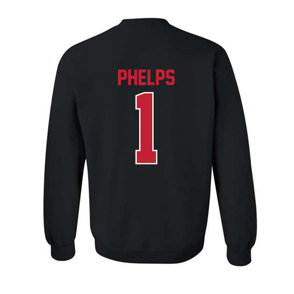 Georgia - NCAA Baseball : Tre Phelps - Classic Shersey Crewneck Sweatshirt-1