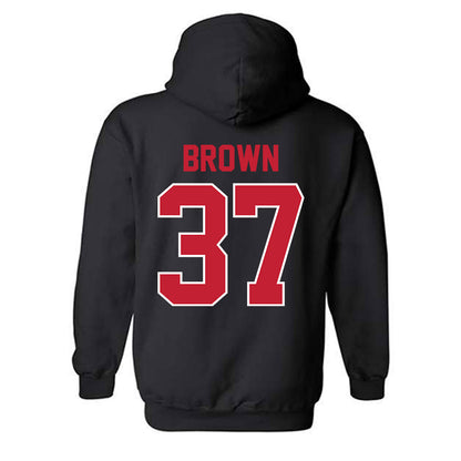 Georgia - NCAA Baseball : Zachary Brown - Classic Shersey Hooded Sweatshirt-1