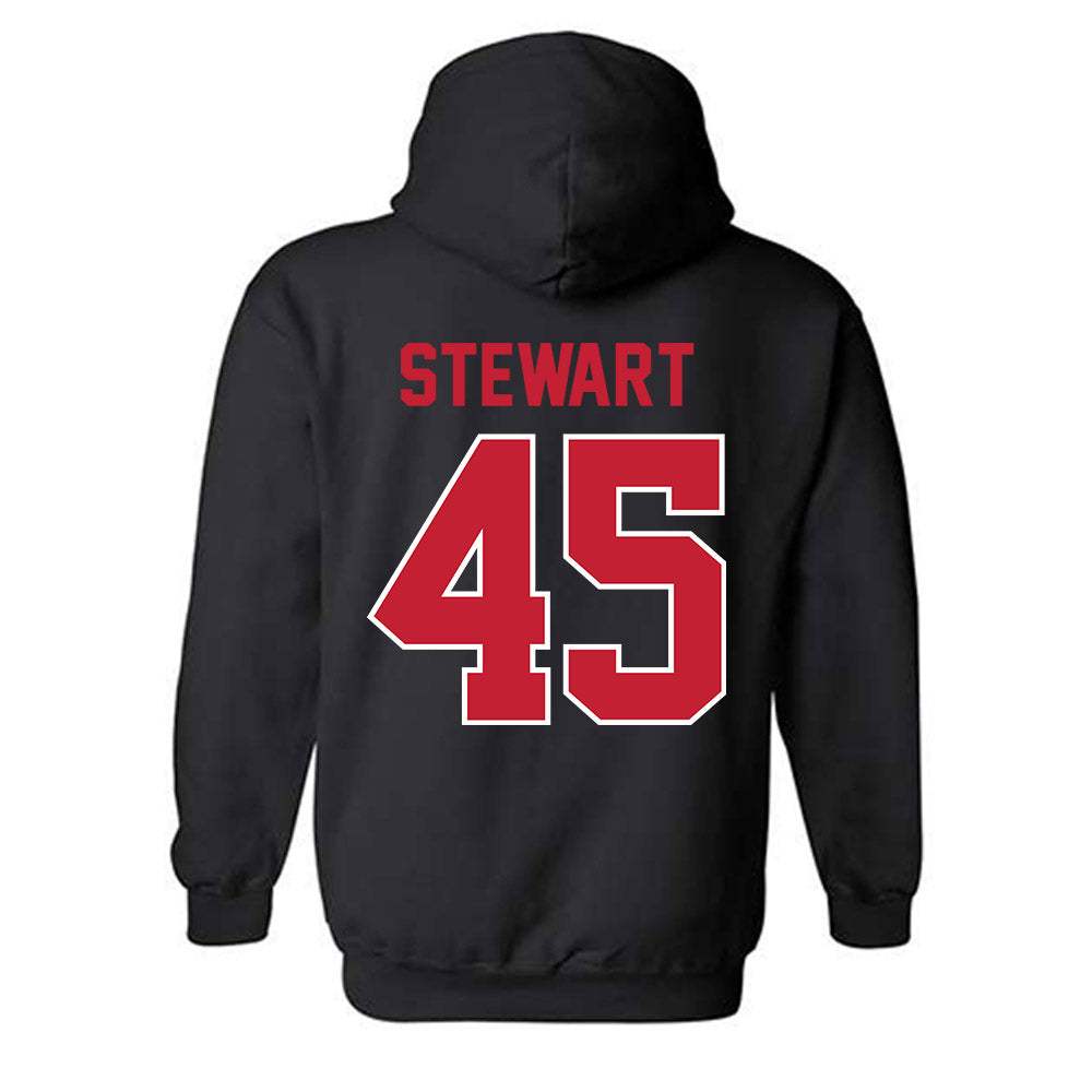 Georgia - NCAA Baseball : Bradley Stewart - Classic Shersey Hooded Sweatshirt-1