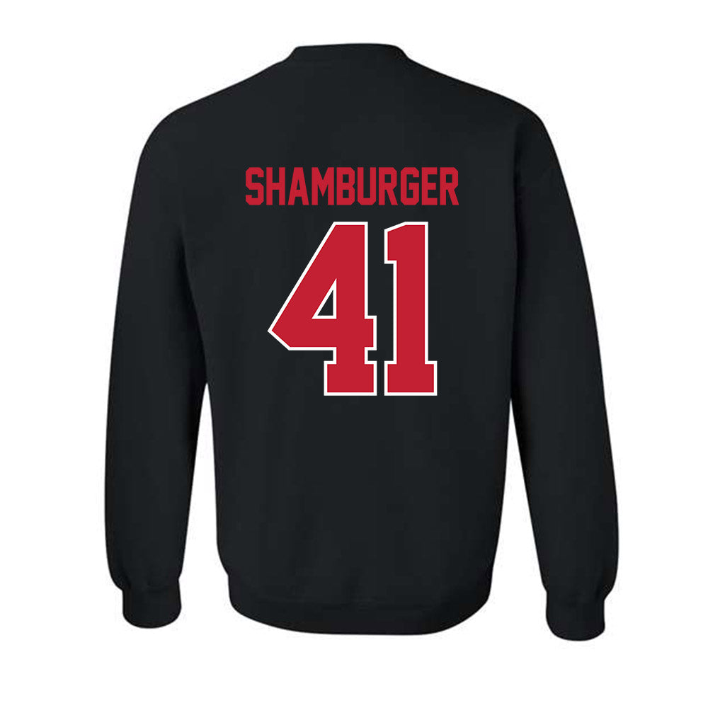Georgia - NCAA Football : Denton Shamburger - Classic Shersey Crewneck Sweatshirt-1