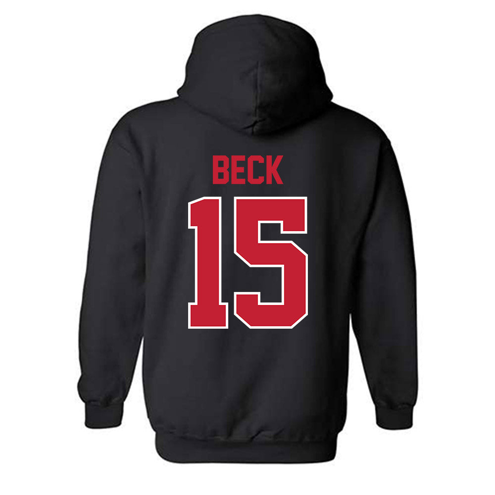 Georgia - NCAA Football : Carson Beck - Classic Shersey Hooded Sweatshirt-1