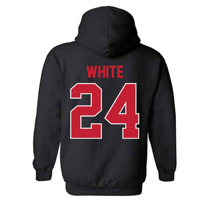 Georgia - NCAA Softball : Esther White - Classic Shersey Hooded Sweatshirt-1