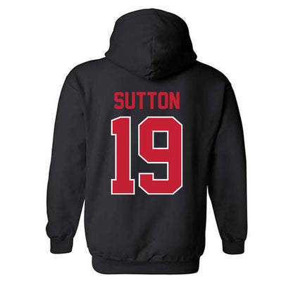 Georgia - NCAA Baseball : Ethan Sutton - Classic Shersey Hooded Sweatshirt-1