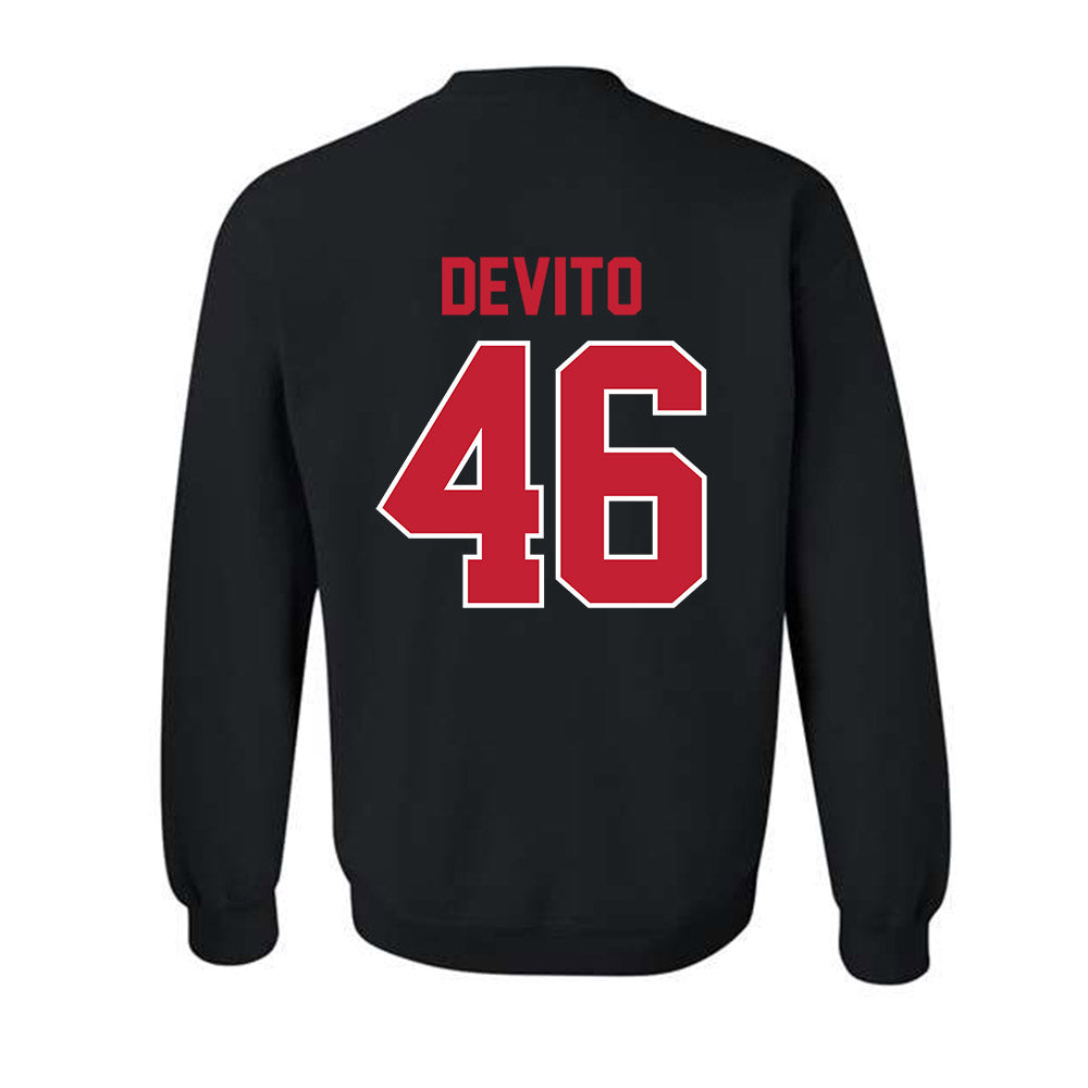 Georgia - NCAA Baseball : Zach DeVito - Classic Shersey Crewneck Sweatshirt-1