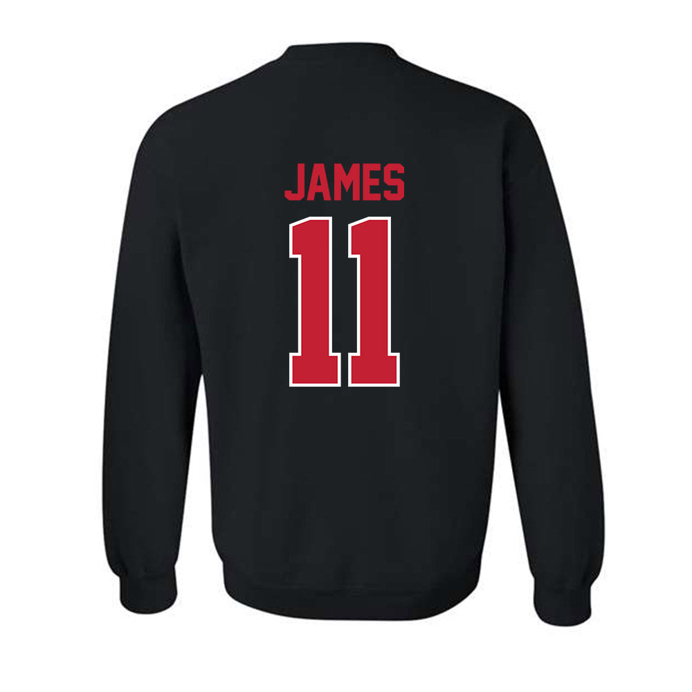 Georgia - NCAA Men's Basketball : dylan james - Classic Shersey Crewneck Sweatshirt-1