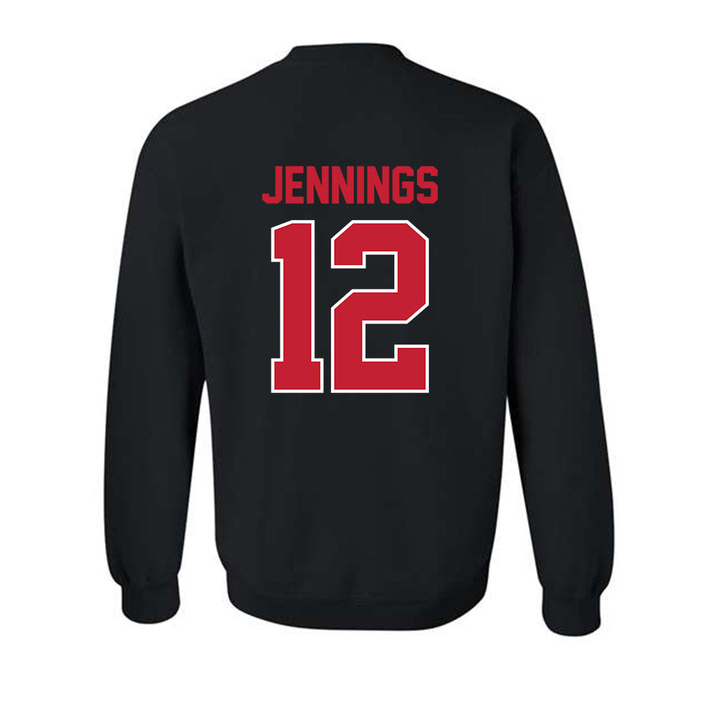 Georgia - NCAA Men's Basketball : Markel Jennings - Classic Shersey Crewneck Sweatshirt-1